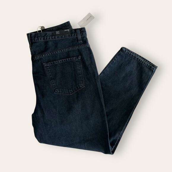 Black Heather high-rise Slim straight J brand jeans size 32 NWT - Picture 1 of 4